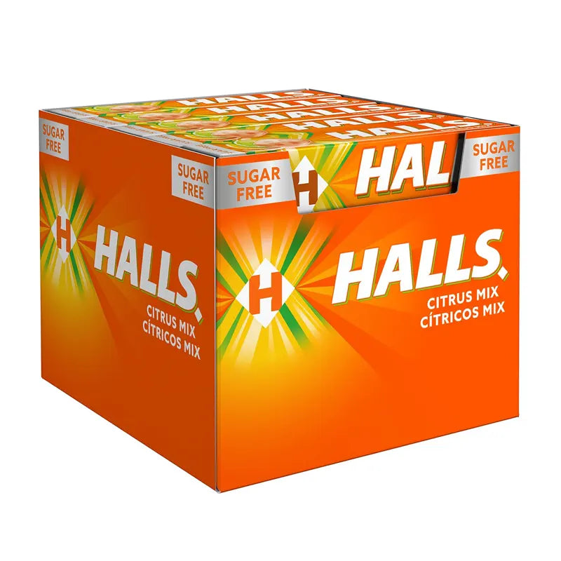 Halls Agrumi Senza Zucchero Confezione da 20 Stick