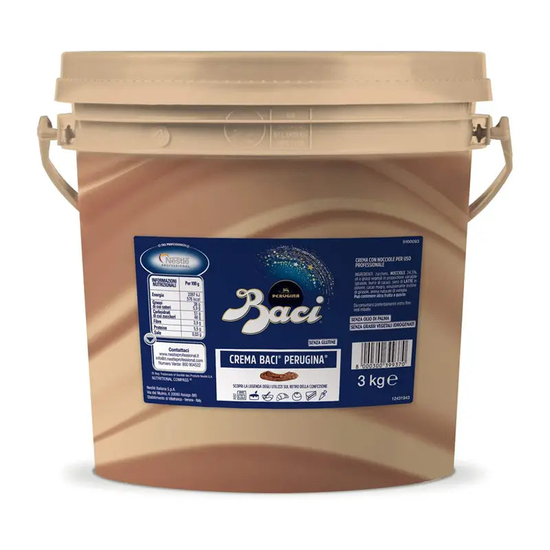 Baci Perugina Crema Baci Perugina con Nocciole per Uso Professionale 3kg