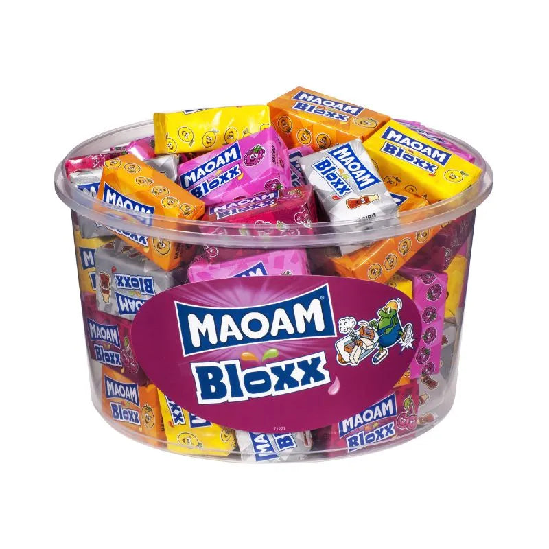 Haribo Maoam Bloxx Confezione da 50 Pezzi