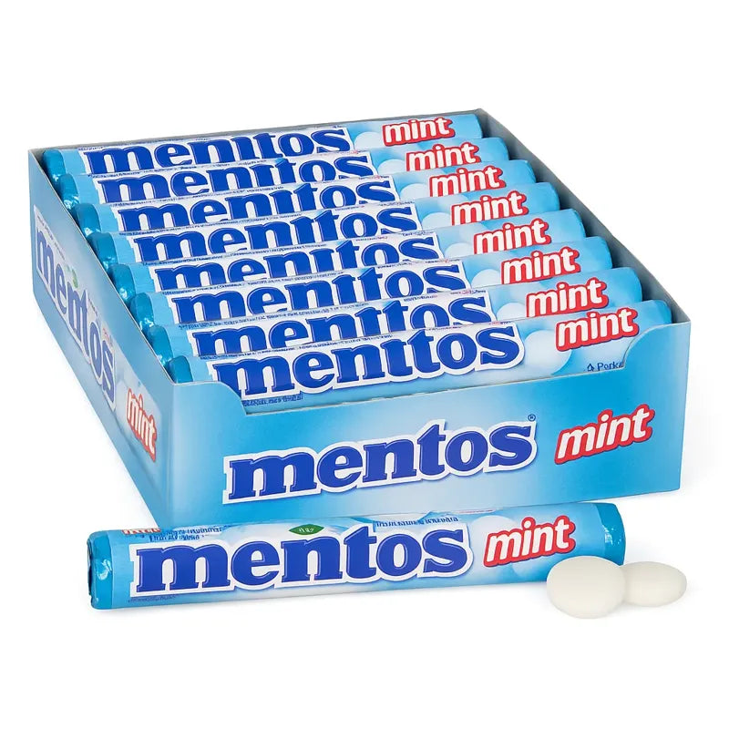 Mentos Menta Confezione da 20 Pezzi