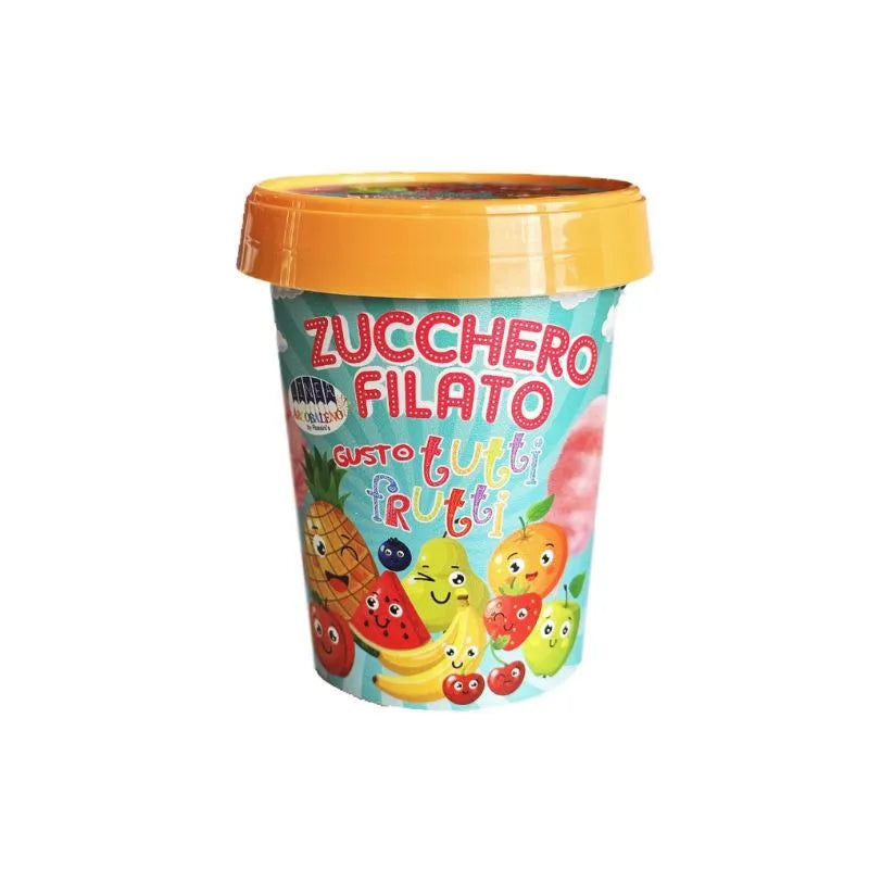 Arcobaleno Zucchero Filato Confezione da 12 Pezzi