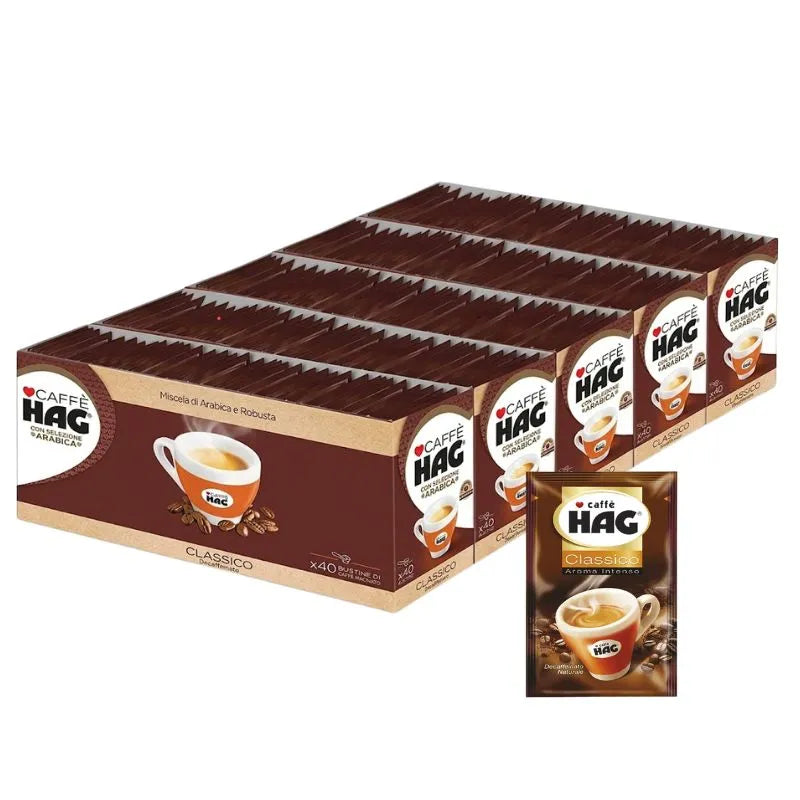 Caffè Hag Classico Decaffeinato Confezione da 200 Pezzi