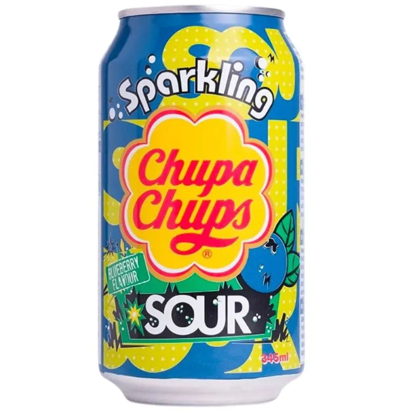 Chupa Chups Sparkling Blueberry Flavour Sour cl33