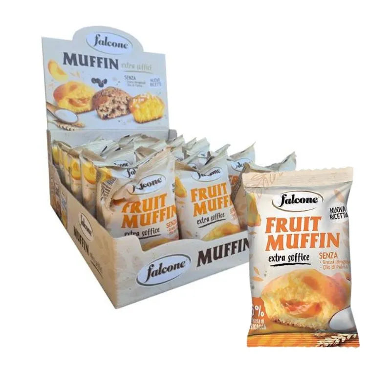 Falcone Muffin Gusto Albicocca Confezione da 21 Pezzi