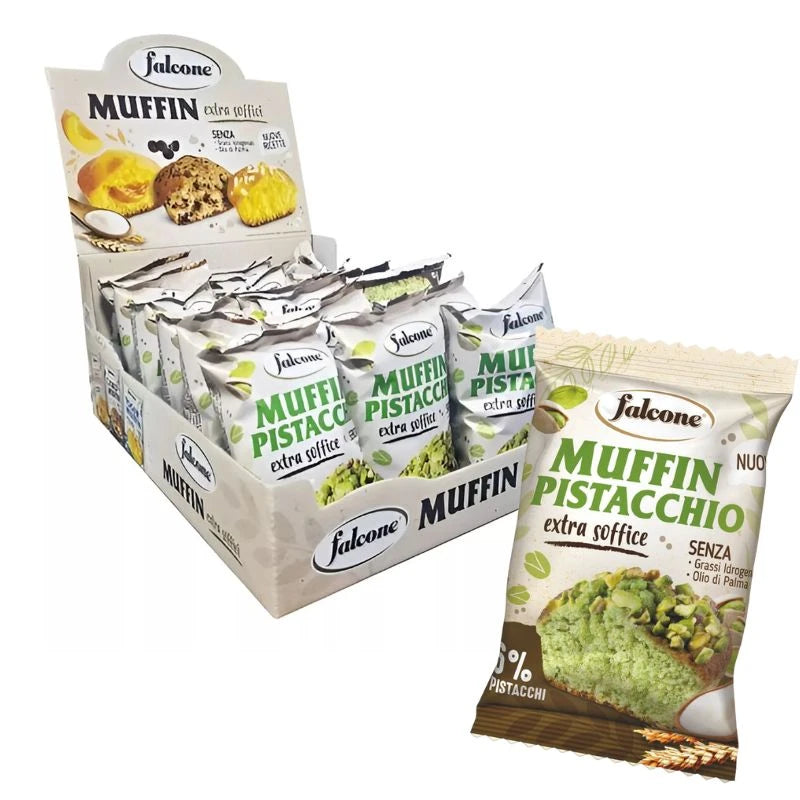 Falcone Muffin Gusto Pistacchio Confezione da 18 Pezzi