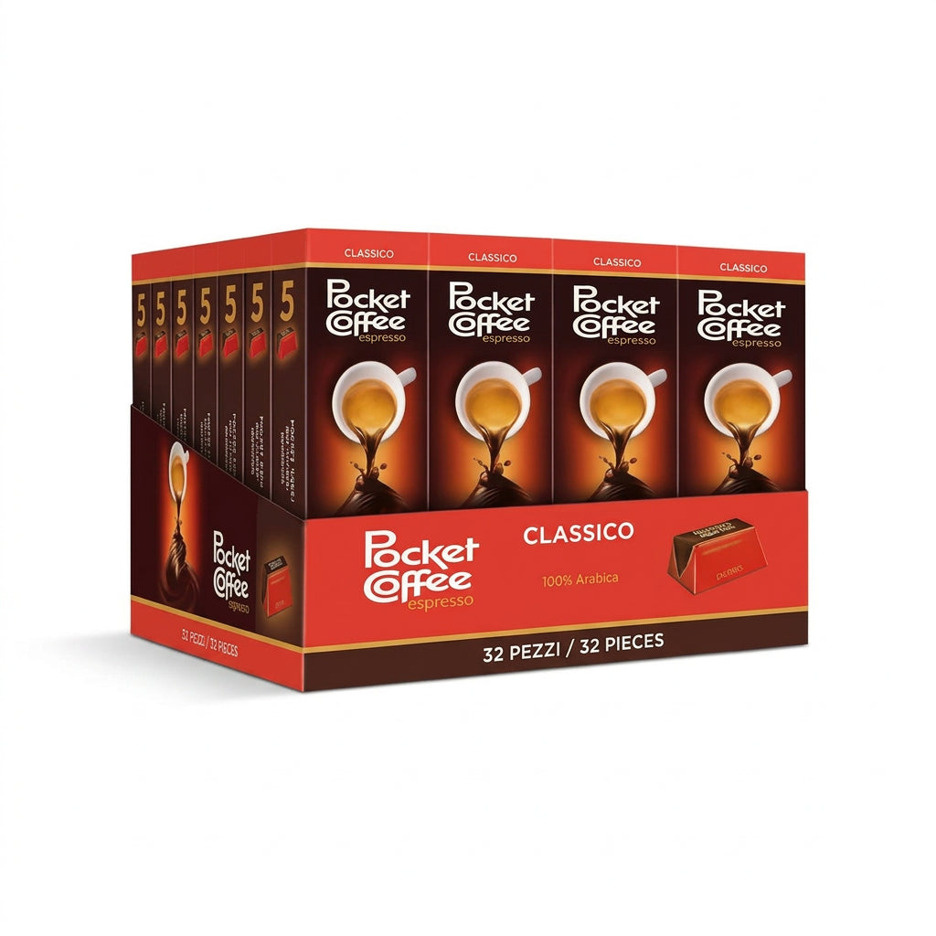 Ferrero Pocket Coffee T5 Confezione da 32 Pezzi