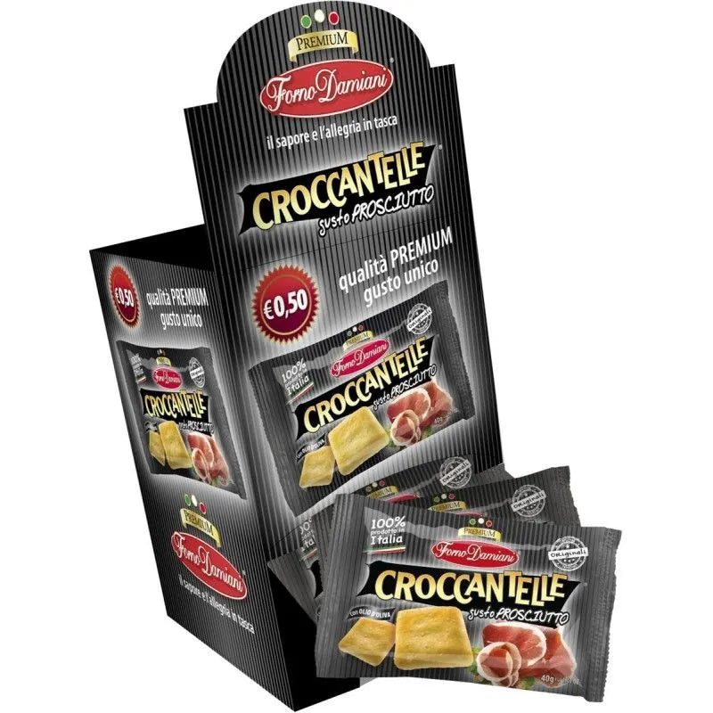 Forno Damiani Croccantelle al Prosciutto Confezione da 25 Pezzi