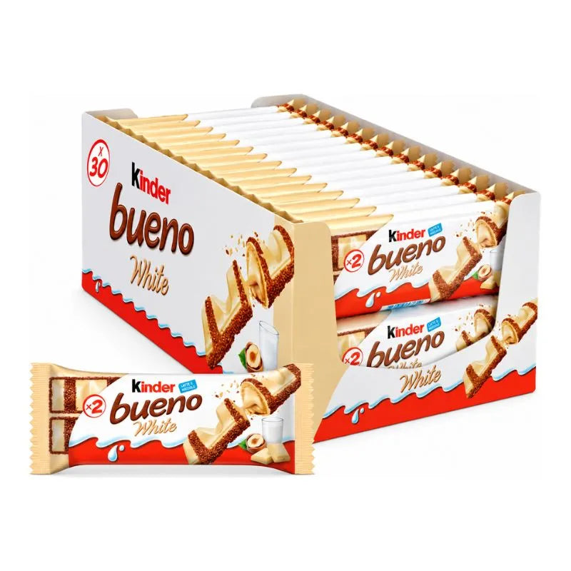 Kinder Bueno White Confezione da 30 Pezzi