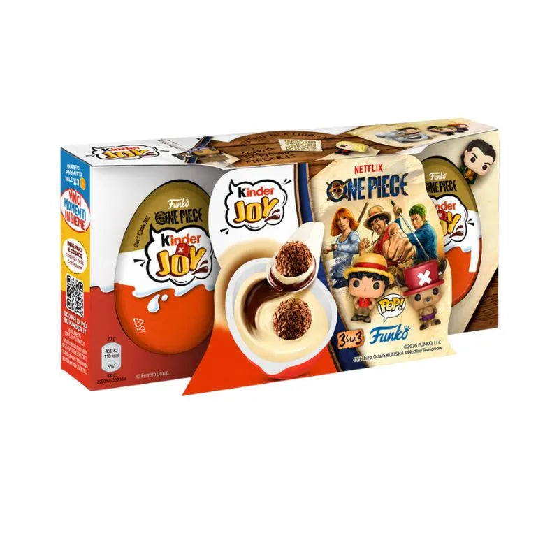 Ferrero Kinder Joy One Piece Confezione da 3 Pezzi