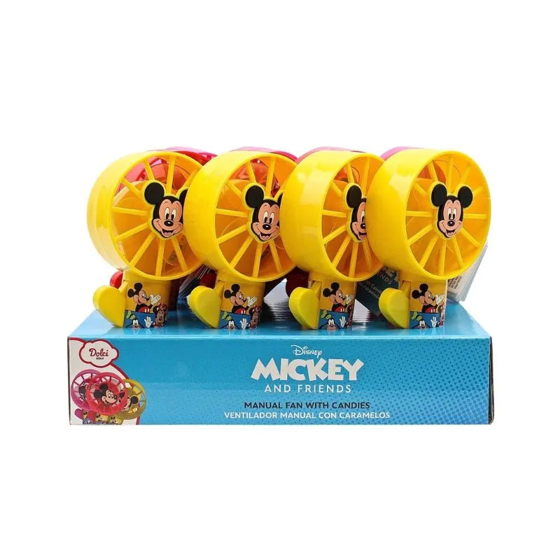 Mickey and Friends Ventilatore con Caramelle Confezione da 12 Pezzi