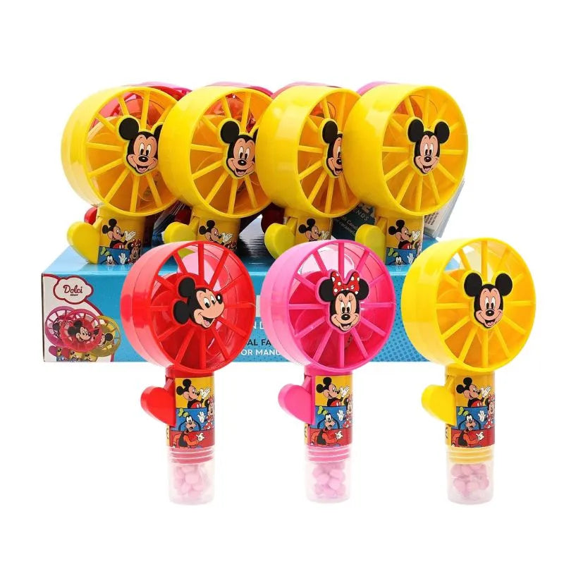 Mickey and Friends Ventilatore con Caramelle Confezione da 12 Pezzi