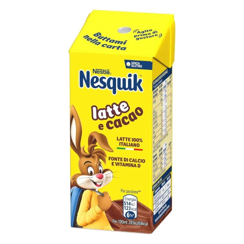 Nesquik Latte e Cacao 180ml Confezione da 24 Pezzi