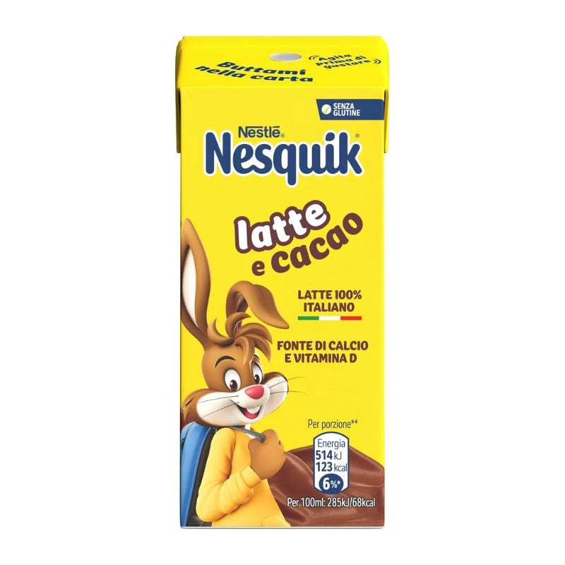 Nesquik Latte e Cacao 180ml Confezione da 24 Pezzi