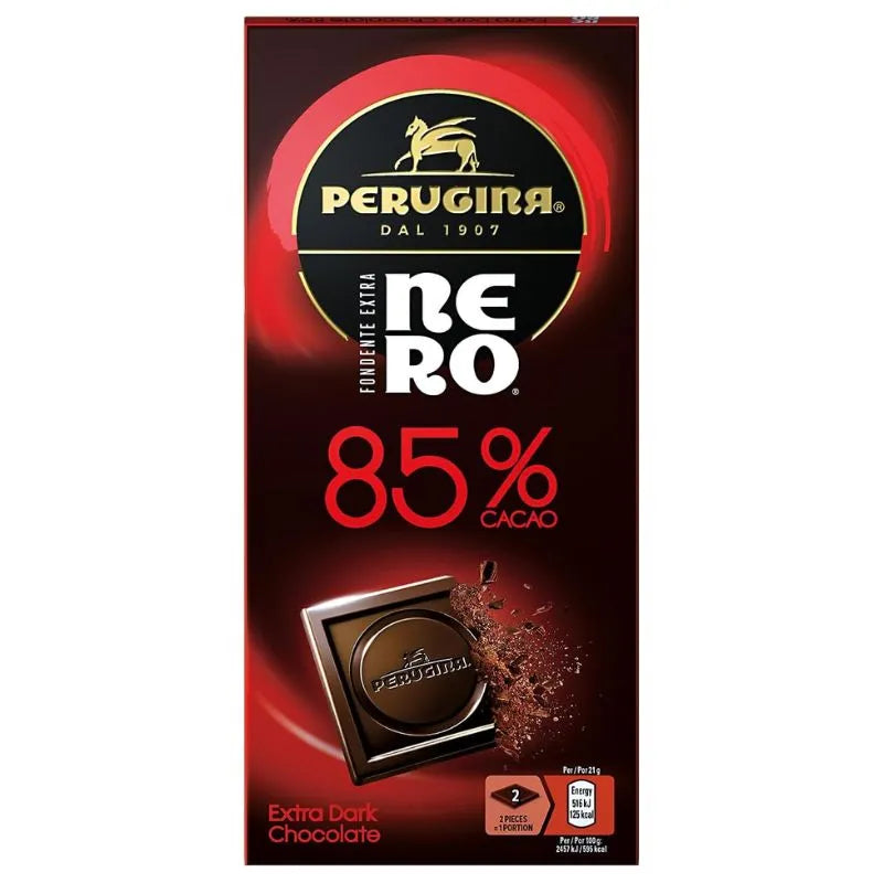 Perugina Nero Cioccolato Fondente 85% Tavoletta 85 Grammi