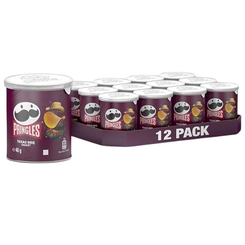 Pringles Texas Bbq Confezione da 12 Pezzi