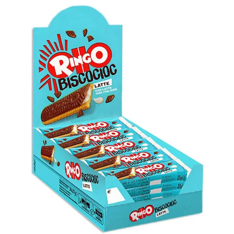 Ringo Biscocioc Latte Confezione da 24 Pezzi