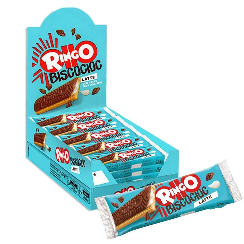 Ringo Biscocioc Latte Confezione da 24 Pezzi