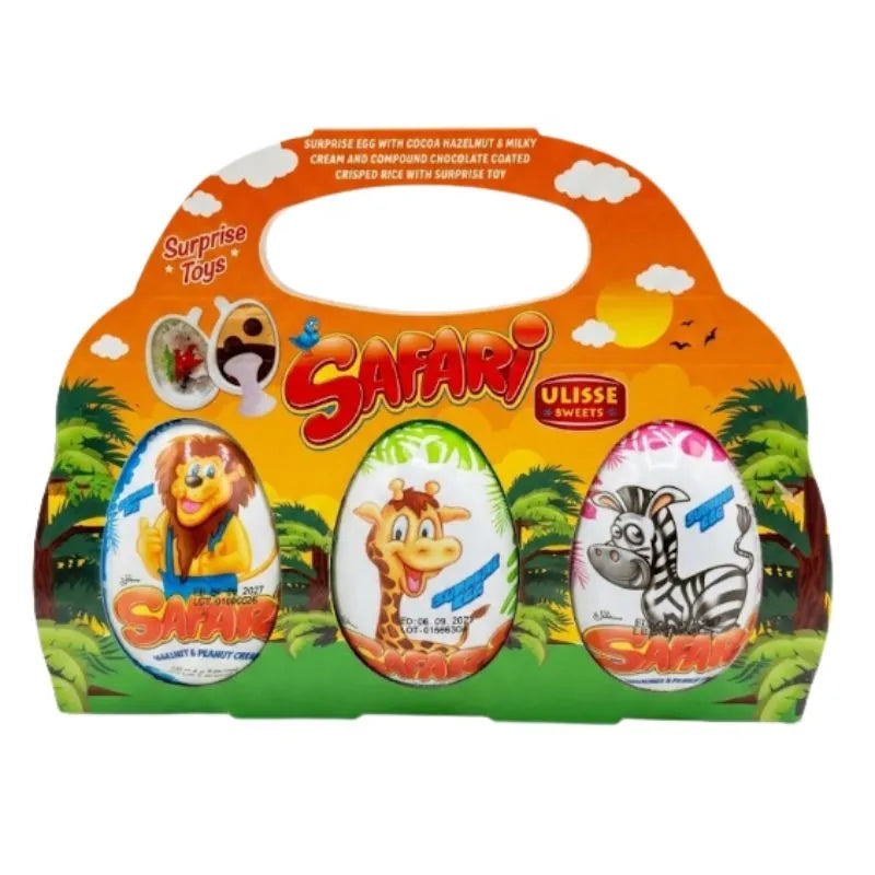 Safari Ovetti Surprise Toys Confezione da 3 Pezzi