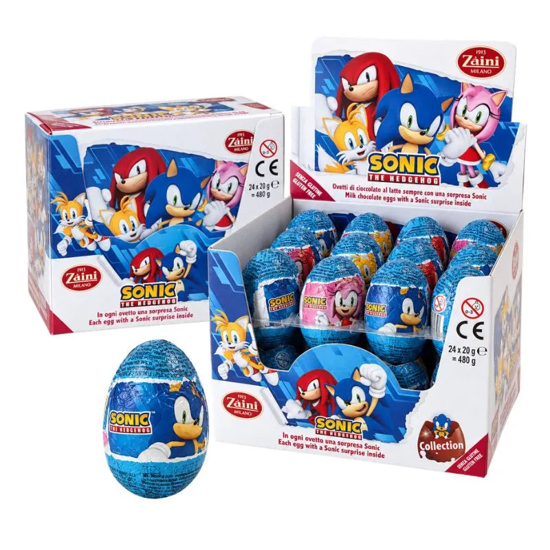 Zaini Ovetti Sonic Cioccolato al Latte Confezione da 24 Pezzi