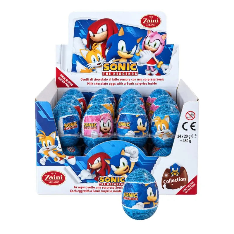 Zaini Ovetti Sonic Cioccolato al Latte Confezione da 24 Pezzi